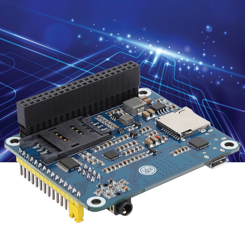 Positioning Expansion Module for Raspberry Pi LTE Cat-1/3G/2G Communication/GNSS SIM7600E