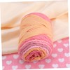 TEHAUX 1roll Rainbow Woolen Yarn Thick Knitting Yarn for DIY