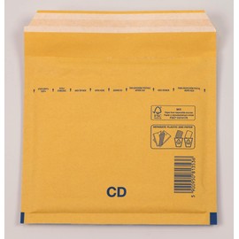 Bubble Envelope CD 200 x 175 mm Brown (50)