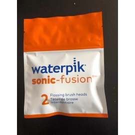 Waterpik Sonic-Fusion Replacement Flossing Brush Heads FULL WHITE Genuine