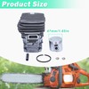 Adefol MS291 Cylinder Piston Kit & 325"-7T Clutch Drum Oil