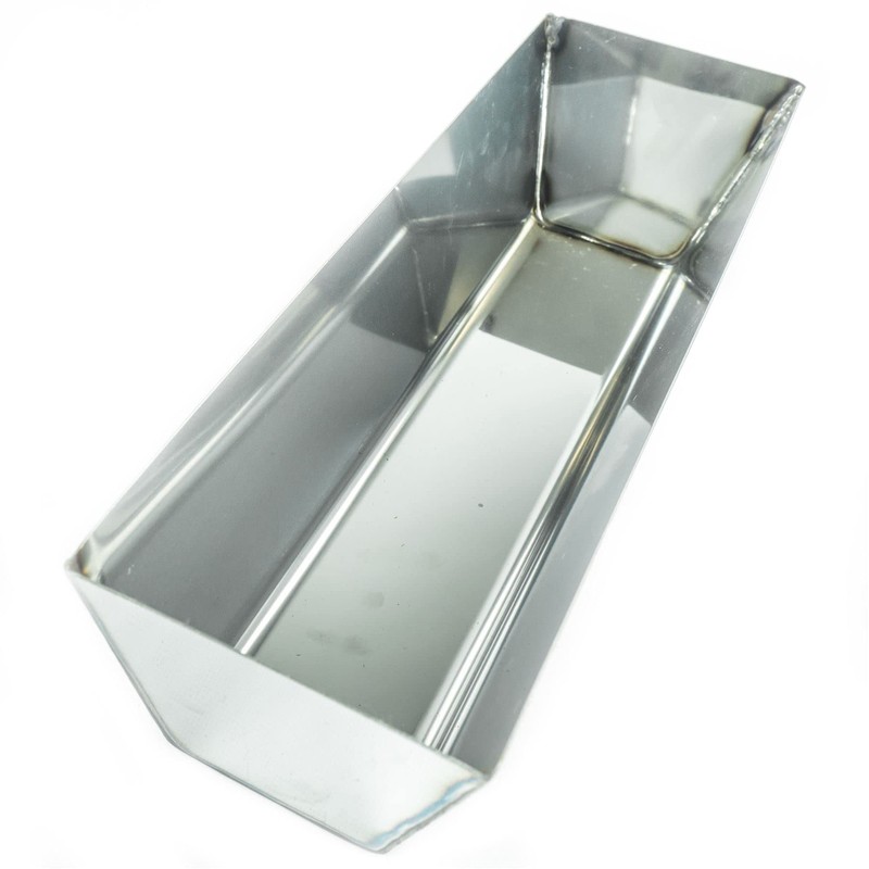 Toolty Plasterers Mud Pan Stainless Steel - 260mm - 10"