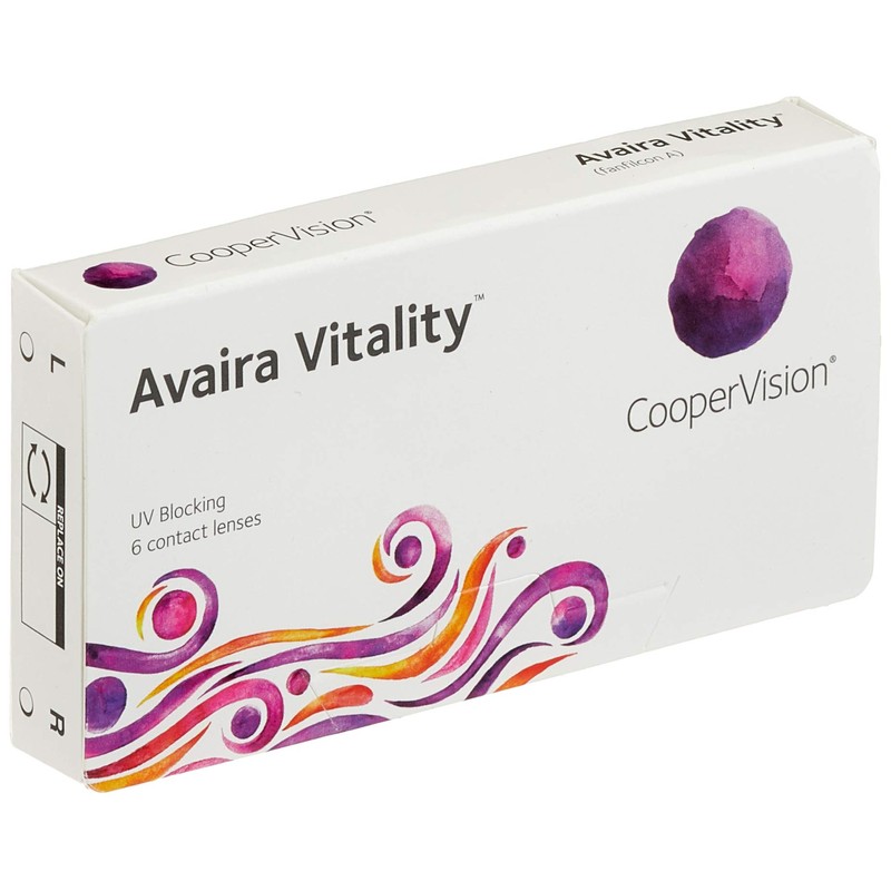 Coopervision Avaira Vitality spheric, Monatslinsen weich, 6 Stück / BC