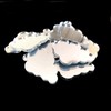 Super Cool Creations Cloud Shaped Crafting Mirrors, Set of 10,