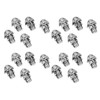 20PCS Beard Beads with Holes Dreadlock Ornaments DIY Vikings Beard