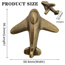 ZH-ZHENGHENG 6 Pack Airplane Drawer Knobs¡êUnique Cabinet Knobs for Cabinets and Drawers, Decorative Drawer Pulls and Knobs