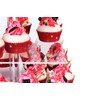 YestBuy 4 Tier Cupcake Stand, Acrylic Cupcake Tower Stand, Premium