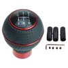 Universal Gear Knob Round Red / Black with 3 Adapters