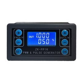 Fasizi PWM Signal Generator 1Hz~150KHz Dual Mode Generator Adjustable Pulse Frequency Duty Ratio Duty Rectangular Square Wave Module with Case