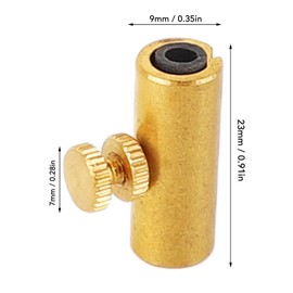 Cello Wolf Tone Eliminator, Cello Wolf Tone Metal Wolf Tone Mute Suppressor Tube Tone Eliminator for Cello Instrument Accessories(Golden)
