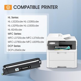 TN229XL TN229 Toner Cartridges: MFC-L3780CDW HL-L3220CDW Compatible for Brother TN229XL TN229 TN 229XL TN-229 HL-L3300CDW HL-L3295CDW MFC-L8395CDW MFC-L3720CDW HL-L3280CDW Printer (5 Pack)