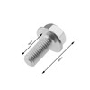 OTOTEC 5PCS Left Hand Thread Bolt M8x18mm Full Threaded Hex