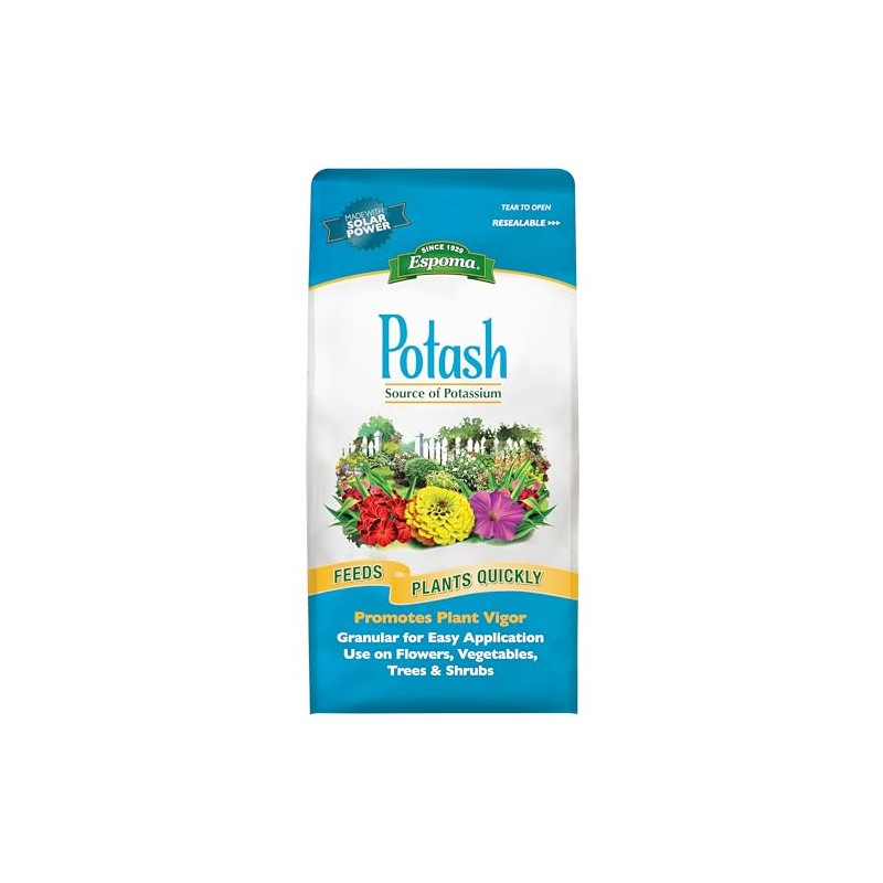 Espoma Potash 0-0-60 Potassium Fertilizer. Use for All Plants requiring