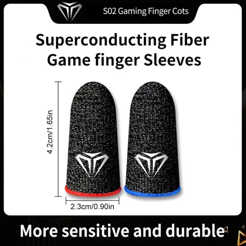 Set of 4 game finger sleeve sets, with lightweight and