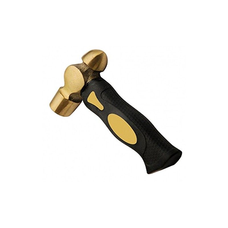1 Lb Brass Hammer with Short Handle (Stubby)