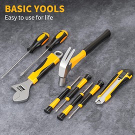 117-Piece Tool Kit with 12V Cordless Drill Mechanic Tool Set for Home & Auto Repair Toolbox Storage Case Perfect for Men, DIYers, Handymen