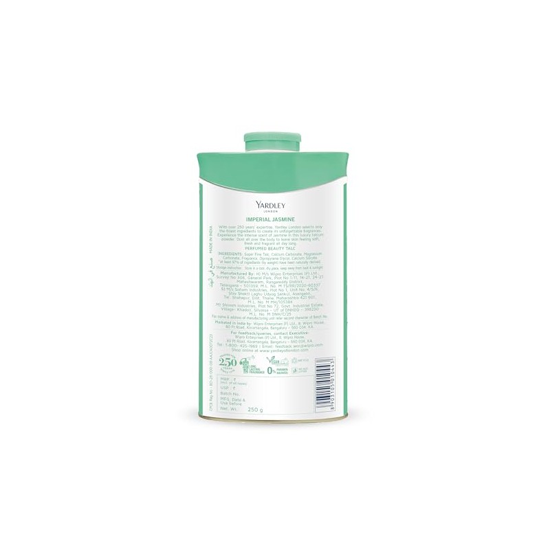 Yardley London - Imperial Jasmine Perfumed Talc for Women 250g