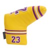 SHABIER Yellow Golf Putter Cover with NO.23 Design Headcover for