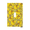 Cuitxrac Yellow Rubber Ducks Single Toggle Wall Plate Cute Cartoon