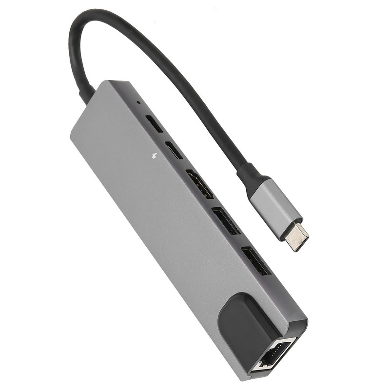 6 In 1 USB C Hub to 4K At 30HZ