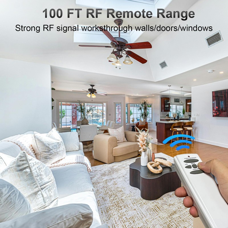 Humpptom Fan Remote Control Kit, R28 Small Size Receiver Ceiling