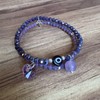 Agálea | Set 2 Pulseras Ojo Turco de Plata de