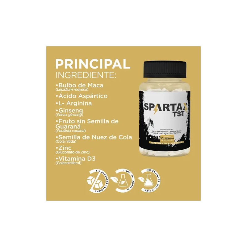 Precursor De Testosterona 30 Caps 500 Mg (dúo) 60 Días