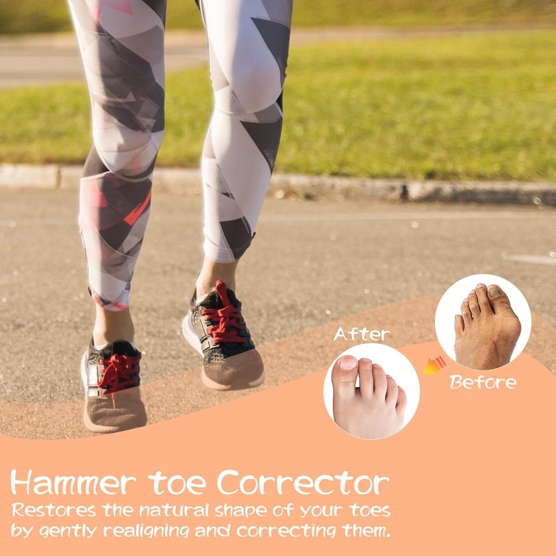 14PCS Hammer Toe enderetener Corrector, separseparseparseparseparseparseparseparcorrecde dedo del pie tablipara
