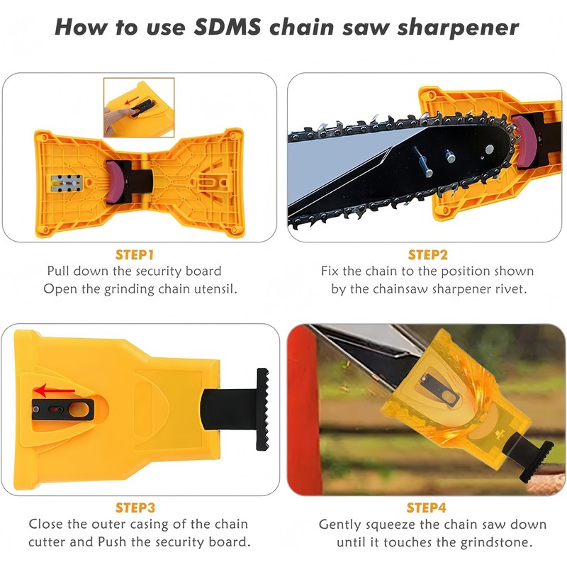Chain Saw Sharpener,14/16/18/20 inch Chainsaw Teeth Sharpener, chain saw sharpener