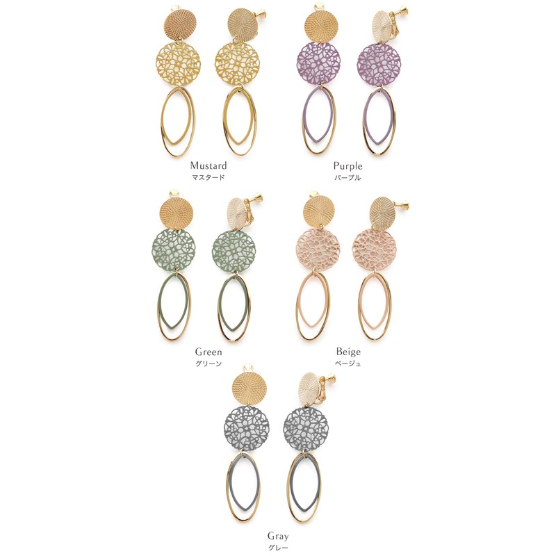 JewelVOX Women's Earrings, Titanium Post, Openwork, Lace, Hypoallergenic, Stylish, Adult
