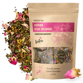 Organic Herbs for Women Herbal Tea Blend with Lemon balm, Raspberry leaf, Calendula, Rose, St. John's wort (Herbal Tea)