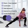 ZILLEEN Exercise Sliders for Working Out Purple Fitness Discs for