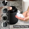 Umlaca Foaming Soap Dispenser - 320ml/11oz Black Soap Dispenser Ceramic