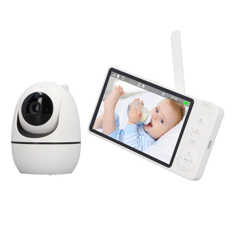 5 Inch HD Screen Baby Camera Monitor Night Vision Sound