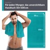 Lashuma Absorbent Terry Towelling Towel 50 x 100 cm Green