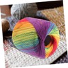 Tofficu Crafts Crochet Yarn Pack Hand Dyed Lace Thread for