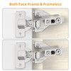 Chibery 10 Pack Half Overlay 3D Soft Close Concealed Hinge