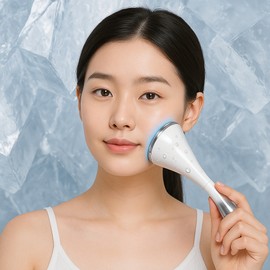 Skin Cooler Face Cooler Massage to reduce facial heat, get rid of nasolabial folds, bulldog skin / 피부쿨링기 페이스쿨러 얼굴 열감 내리기 마사지 팔자주름 불독살 없애기