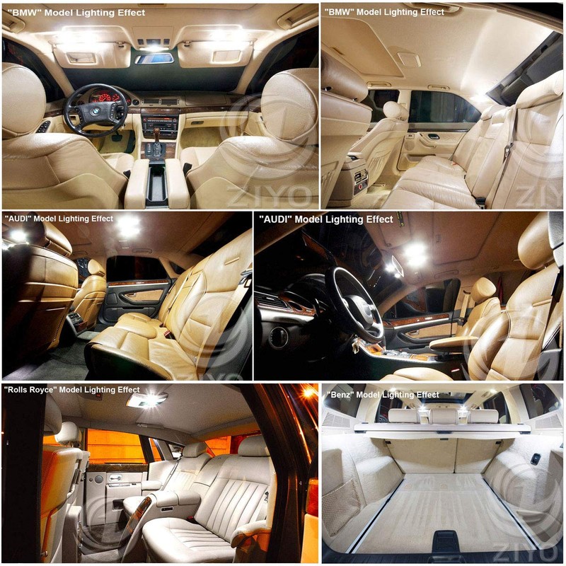 ZIYO ZPL9125 - (15 Bulbs) LED Interior Light Kit Package