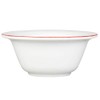 Fendrihan Porcelain Shaving Bowl, Hand-Painted Red Rim