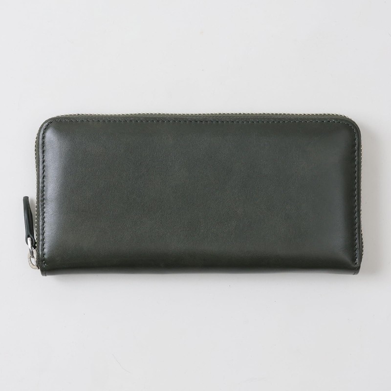 Gallery Qualier Men's Long Wallet, Japanese Brand, Sheep Tamponato Genuine