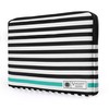 Vangoddy BEIDHA 13.3 inch Laptop Tablet Sleeve Black White Accent