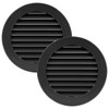 Vent Systems 4'' Inch Black Soffit Vent Cover - Round