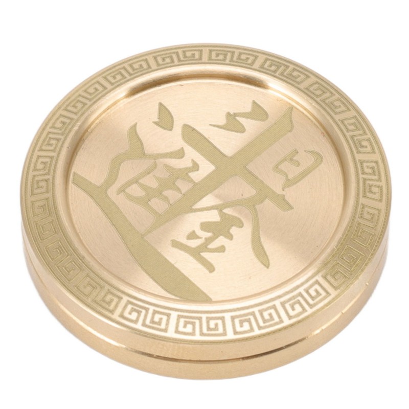 Magnetic Push Slider Stress Relief Round Portable EDC Push Slider