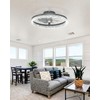 addlon Ceiling Fans with Lights and Remote, 20'' Low Profile