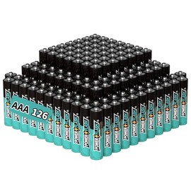 POWER FLASH Alkaline AAA126 Batteries 1.5V Long Lasting Batteries are Ideal for use in high tech Devices, Clocks, remotes, and Other Household Devices.