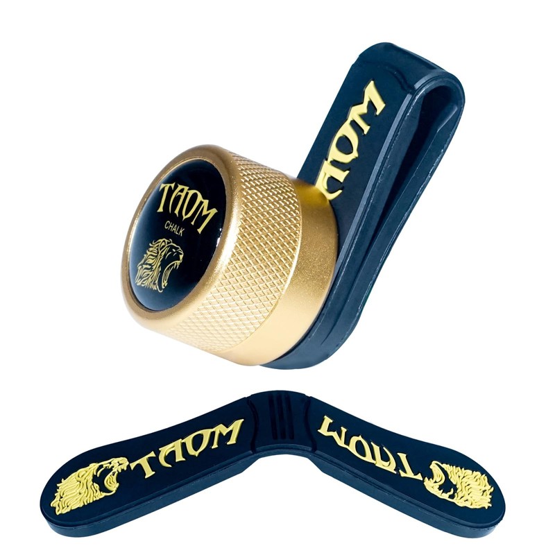 TAOM Pool Chalk Holder with Fixed Belt Clip, Portable Magnetic
