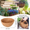 Legigo 4 Pack 20 Inch Hanging Basket Coco Liners Replacement,