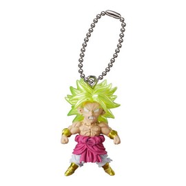 Bandai Dragonball UDM Gas Hapon Best 24 Figure Swing Keychain ~ S.s Brolly