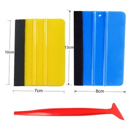 Car Wrapping Film Application Tool Kit, Set of 5, Scraper, Sticker, Bubble-Free Scratch-free, Carbon Sheet Tint Film Sticker(5 Pack)